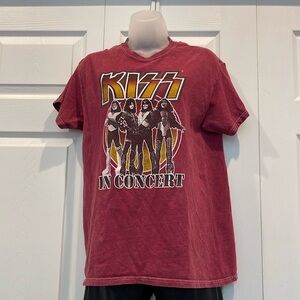 KISS band tshirt. Size Small